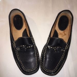 Born Black Leather Mules Size 7.5